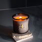 Bougie en pot de verre recyclé de 10 oz